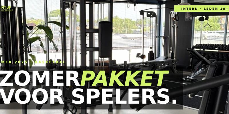 FitUp zomerpakket voor BVL spelers